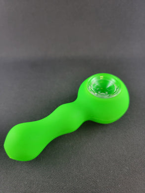 Hemper Glass/Silicone Pipe With Removable Glass Bowls 1-2