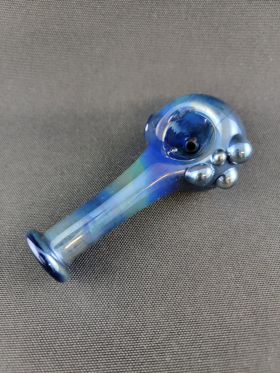 Djinn Blue Metallic Bowl Pipe