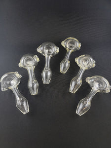 Lotus Star Glass Heady UV Bowl Pipes BLUV & LUCY