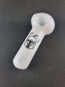 Glass Distractions White Decal Bowl Pipes 1-5