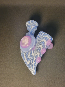 Djinn Glass CFL Potion W/ Purple Retti Sherlock Pipe