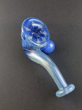 Load image into Gallery viewer, Djinn Glass Blue Diamond Tech Sherlock Pipe