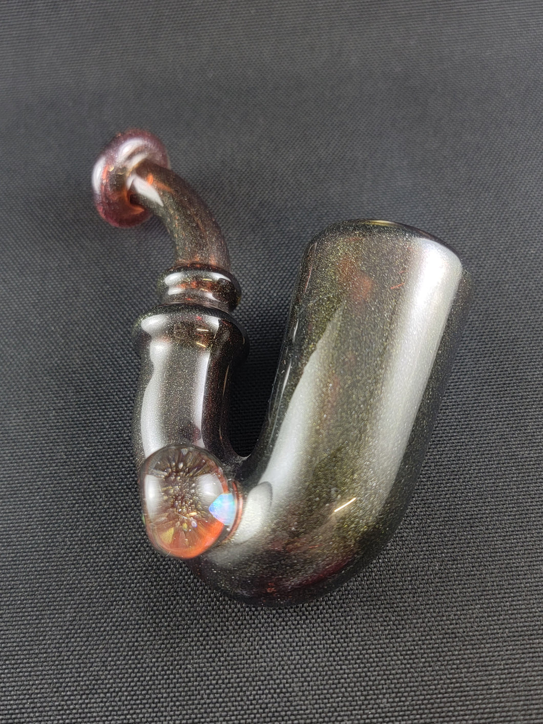 Djinn Steel Wool Over Candy Apple W/ Opal Sherlock Pipe