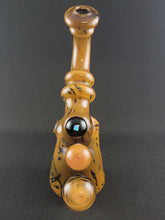 Load image into Gallery viewer, Parison Glass Bubble Trap Standing Sherlock Pipe