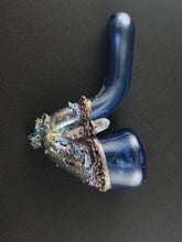 Cargar imagen en el visor de la galería, Ninja Pancakes Glass Blue Crystal Sherlock Pipe