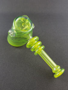 Parison Glass Lime Party Hammer Bowl Pipe