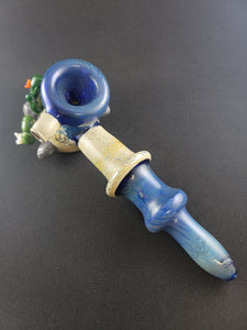 Djinn Glass Large Desert Themed Hammer Bowl Pipe W/ Facet