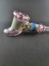 Cargar imagen en el visor de la galería, Djinn Glass Pink &amp; Tan W/ Opal Hammer Bowl Pipe
