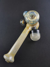 Cargar imagen en el visor de la galería, Djinn Glass Large Tan &amp; Fumed Hammer Bowl Pipe