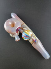 Load image into Gallery viewer, EastWood420 Glass Large White/Tan &amp; Striker Hammer Bowl Pipe