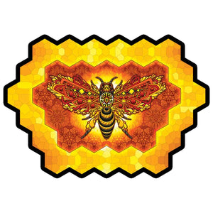 MoodMats X Phil Lewis 12" Honey Bee "Pollinate" Mat