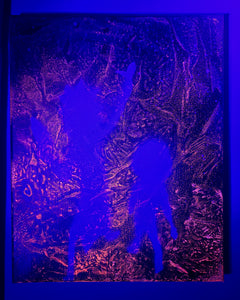 The Glass Gatherer Sprühfarbe Wandkunst UV Orange Rick &amp; Morty