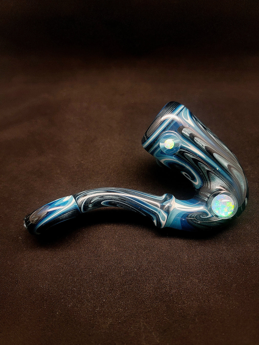 Blueberry503 Glass Sherlock Bowl Pipe #2