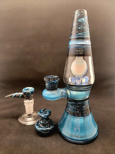 Blueberry503 Glass X Bluegrass Glas-Lavalampen-Rig-Set