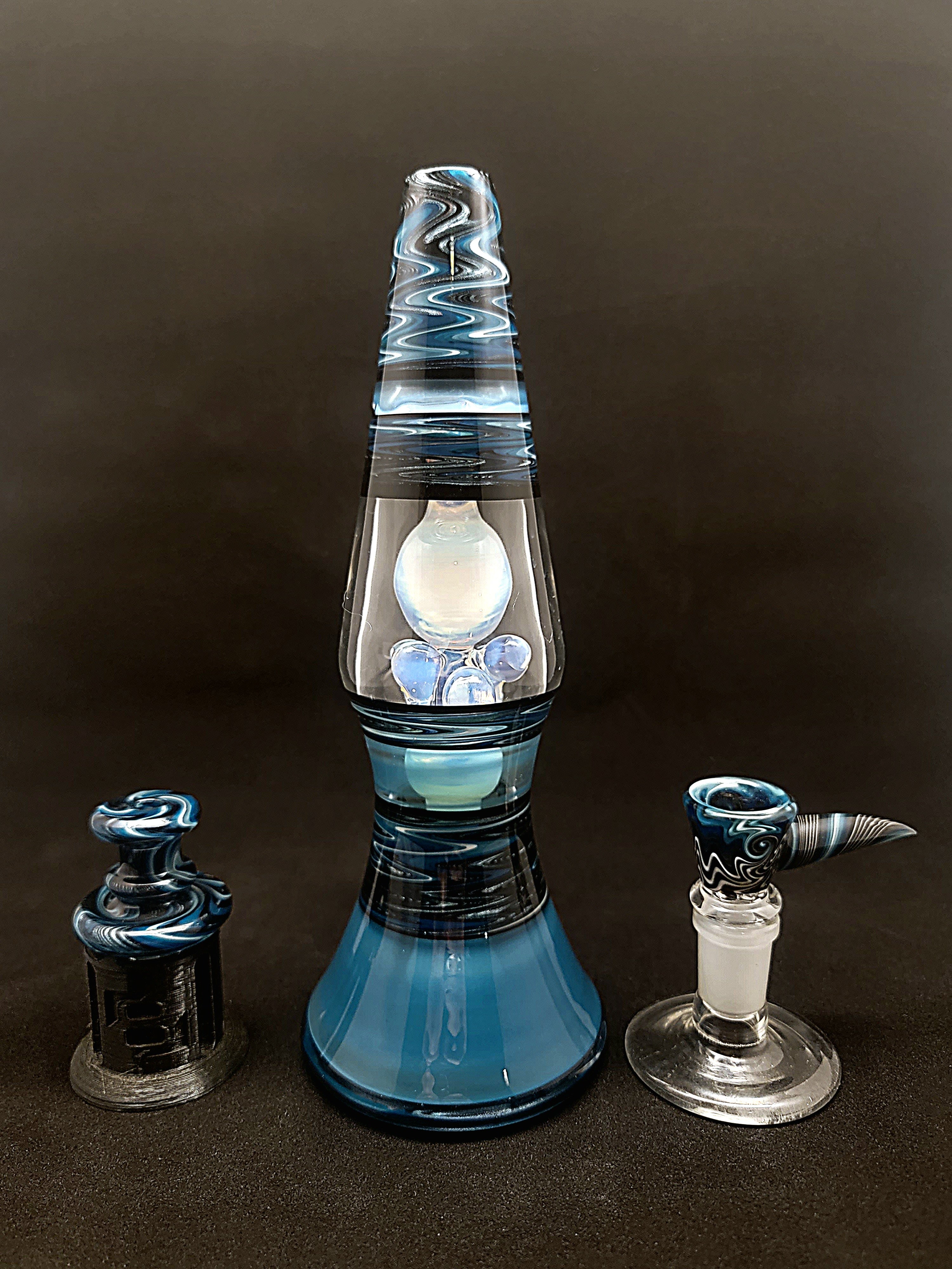 Blueberry503 Glass X Bluegrass Glass Lava Lamp Rig Set – The