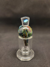 Load image into Gallery viewer, CY Glass Confetti Crushed Opal Bubble Carb Caps 24mm