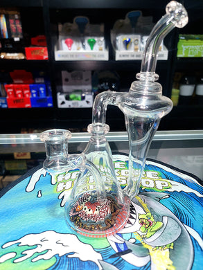 Dirk Diggler Glass Coral Reef Recycler Rigs 1-3
