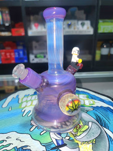 Eran Park Glass Purple & Dichro W/ Ruby Illego Rig