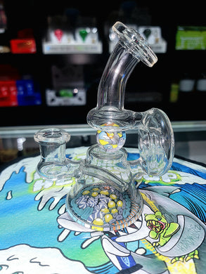 Dirk Diggler Glass Coral Reef Jammer Rigs W/ Marble 1-3