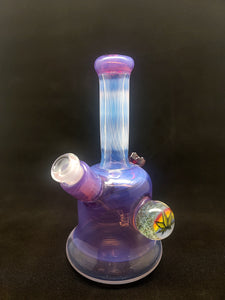 Eran Park Glass Purple & Dichro W/ Ruby Illego Rig