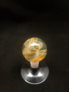 Djinn Glass Gold Fumed Marbles 1-4