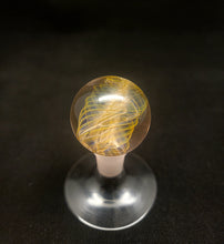 Load image into Gallery viewer, Djinn Glass Gold Fumed Marbles 1-4