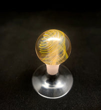 Load image into Gallery viewer, Djinn Glass Gold Fumed Marbles 1-4