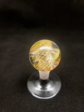 Cargar imagen en el visor de la galería, Djinn Glass Gold Fumed Marbles 1-4