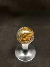 Cargar imagen en el visor de la galería, Djinn Glass Gold &amp; Black Fumed Marbles 1-2