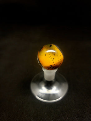 Djinn Glass Bubble Trap Tech Orange Marble