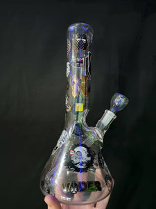Glass Distraction 10" Glass Star Wars Decal Water Pipe Beaker