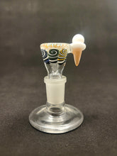 Cargar imagen en el visor de la galería, Chunk Glass Icecream Cone Bowl Slides 14mm