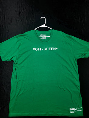 OFF Grünes T-Shirt XXXL