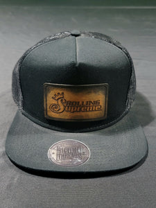 Rolling Supreme Black Snap Back Hat