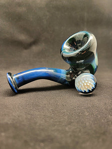 Djinn Glass Space Tech W/ Flower Sherlock Pipe