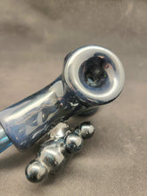 Load image into Gallery viewer, Djinn Glass Large Blue Stardust Hammer Bowl Pipe W/ Spike