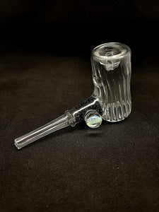 JFK Glass Clear Opal Rig &amp; Bowl Pfeifenset