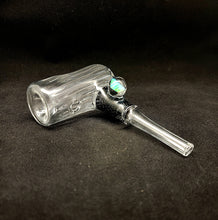 Cargar imagen en el visor de la galería, JFK Glass Clear Opal Rig &amp; Bowl Pipe Set