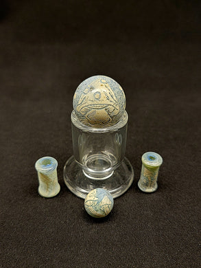 James Ames Glass Terp Slurp Marble Set (Mushrooms)