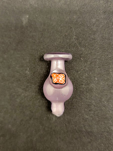SpaceWalker Glass Small Designer LV Bubble Carb Caps (Peak)