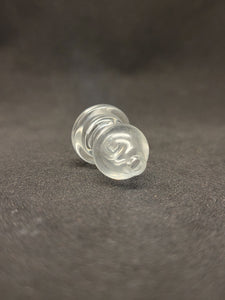 SpaceWalker Glass Small Clear Bubble Carb Caps (Peak)