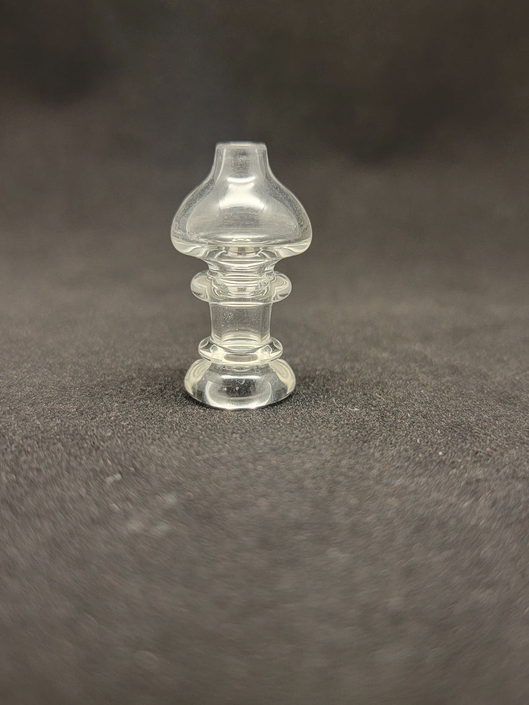 SpaceWalker Glass Small Clear Bubble Carb Caps (Peak) Nr. 2