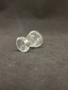 SpaceWalker Glass Small Clear Bubble Carb Caps (Peak) Nr. 2