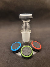 Load image into Gallery viewer, SpaceWalker Glass Small Peak Bubble Carb Caps w. Changeable Silicone Gaming Controller Tops 1-3