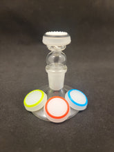 Load image into Gallery viewer, SpaceWalker Glass Small Peak Bubble Carb Caps w. Changeable Silicone Gaming Controller Tops 1-3