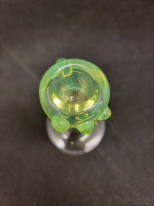 Lotus Star Glass Bowl Slides W/ Bubbles 14mm 1-4