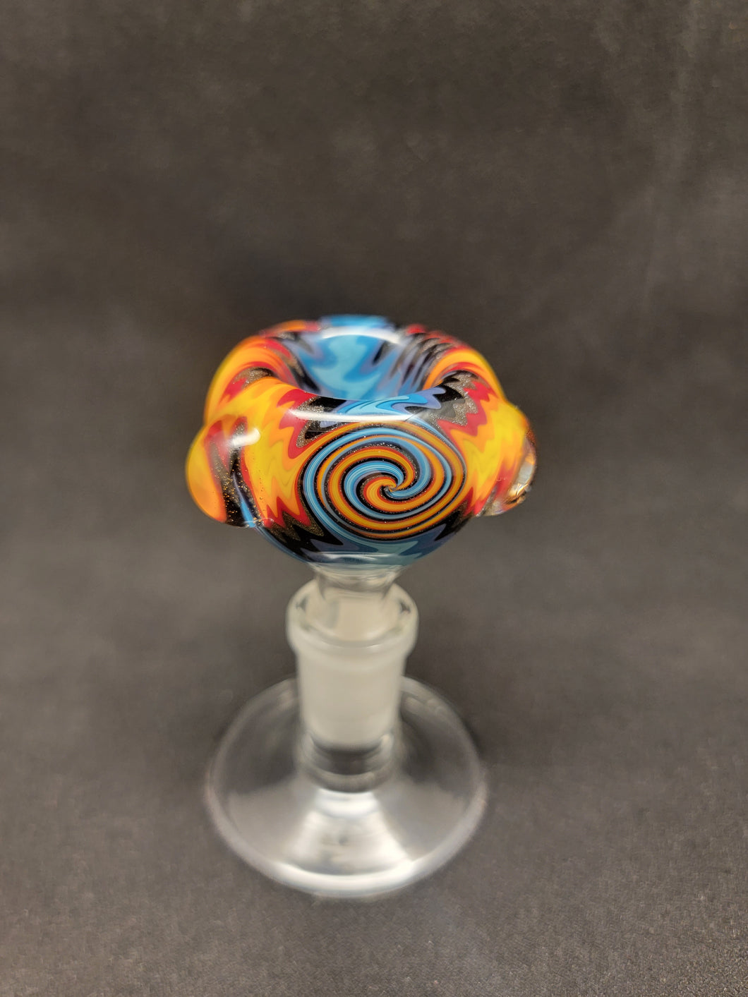 Pho_Sco Glass Large Fire Vs. Water Wig Wag Bowl Slide 14mm