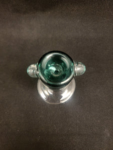 Lotus Star Glass Green Bucket Bowl Slide 14mm