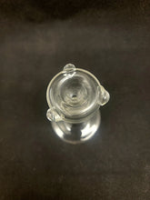 Load image into Gallery viewer, Lotus Star Glass Clear Bowl Slide W Clear Bubbles 14mm