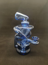 Cargar imagen en el visor de la galería, Parison Glass (Transparent Blue) Recycler Rig Set #4